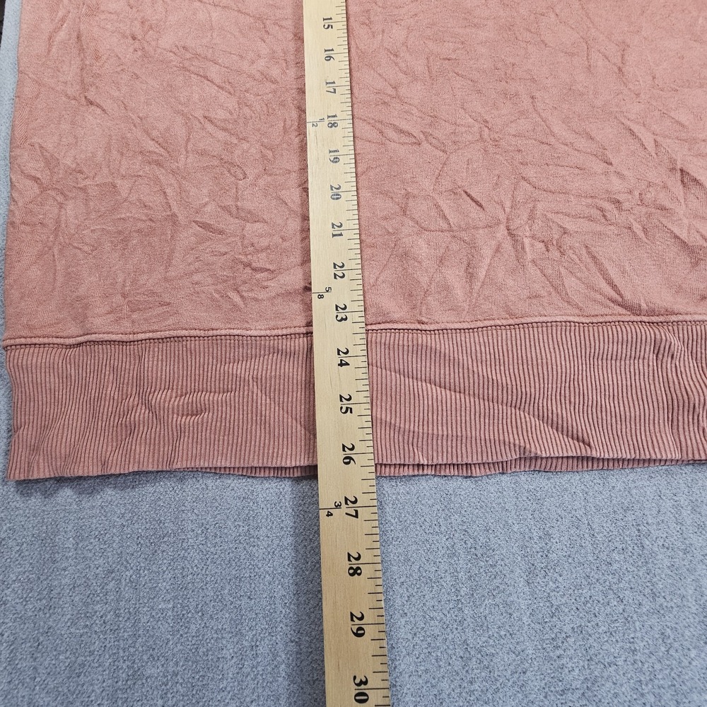 Aerie Women's Orange Sweatshirt Long Sleeve Crew Neck Pullover Sz XL - Picture 12 of 14